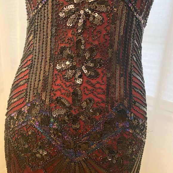 Awesome sequinned/beaded/ tassel dress, XS - Picture 5 of 17